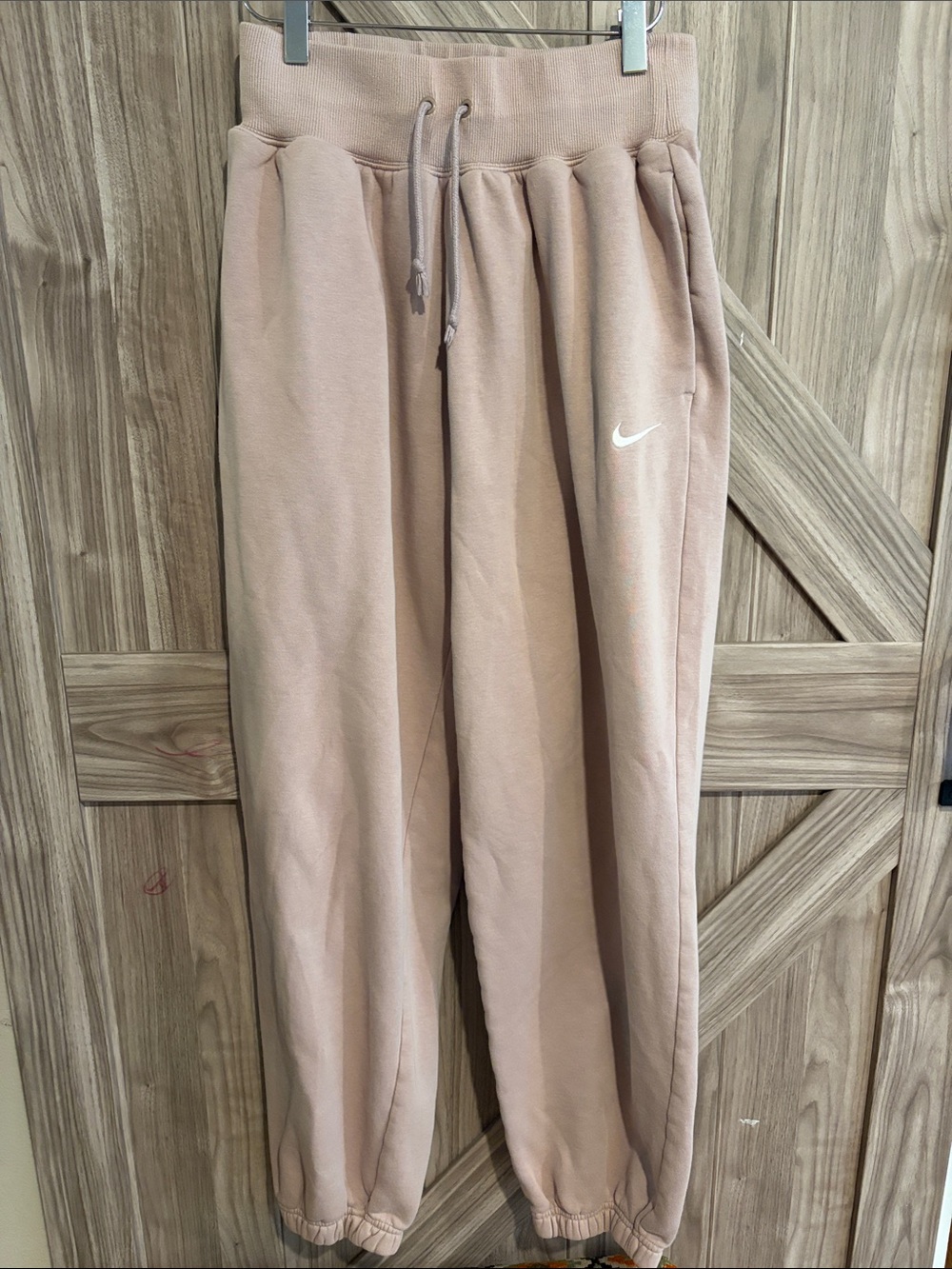 Nike Pink Taupe Fleece Joggers